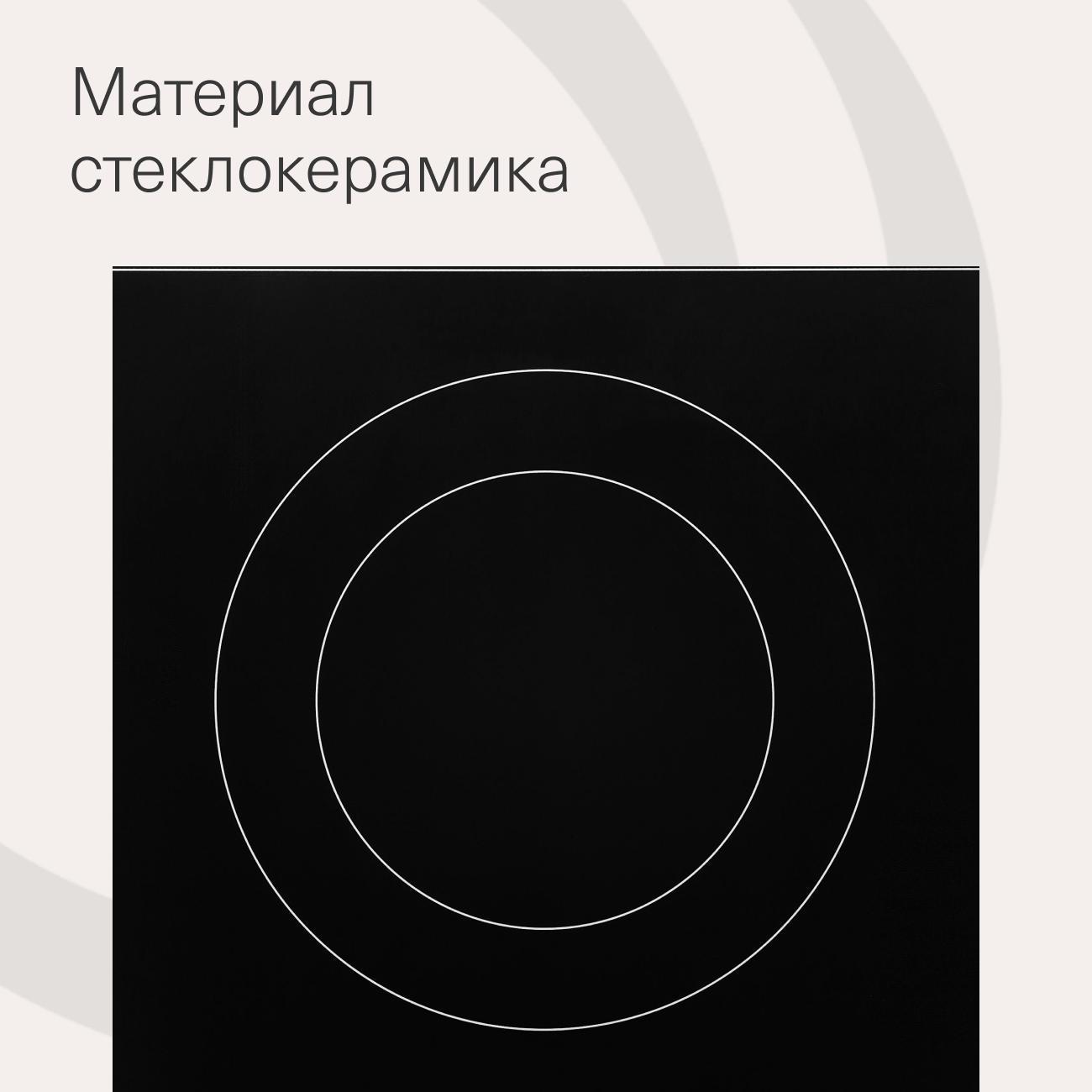 Встраиваемая электрическая панель Krona LAUREL 30 BL