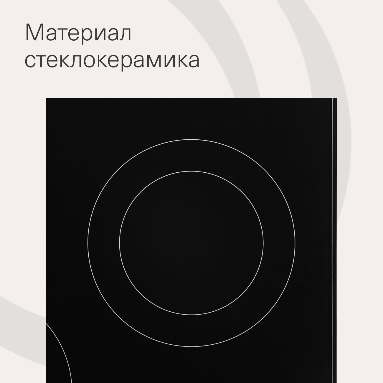 Встраиваемая электрическая панель Krona LAUREL 45 BL