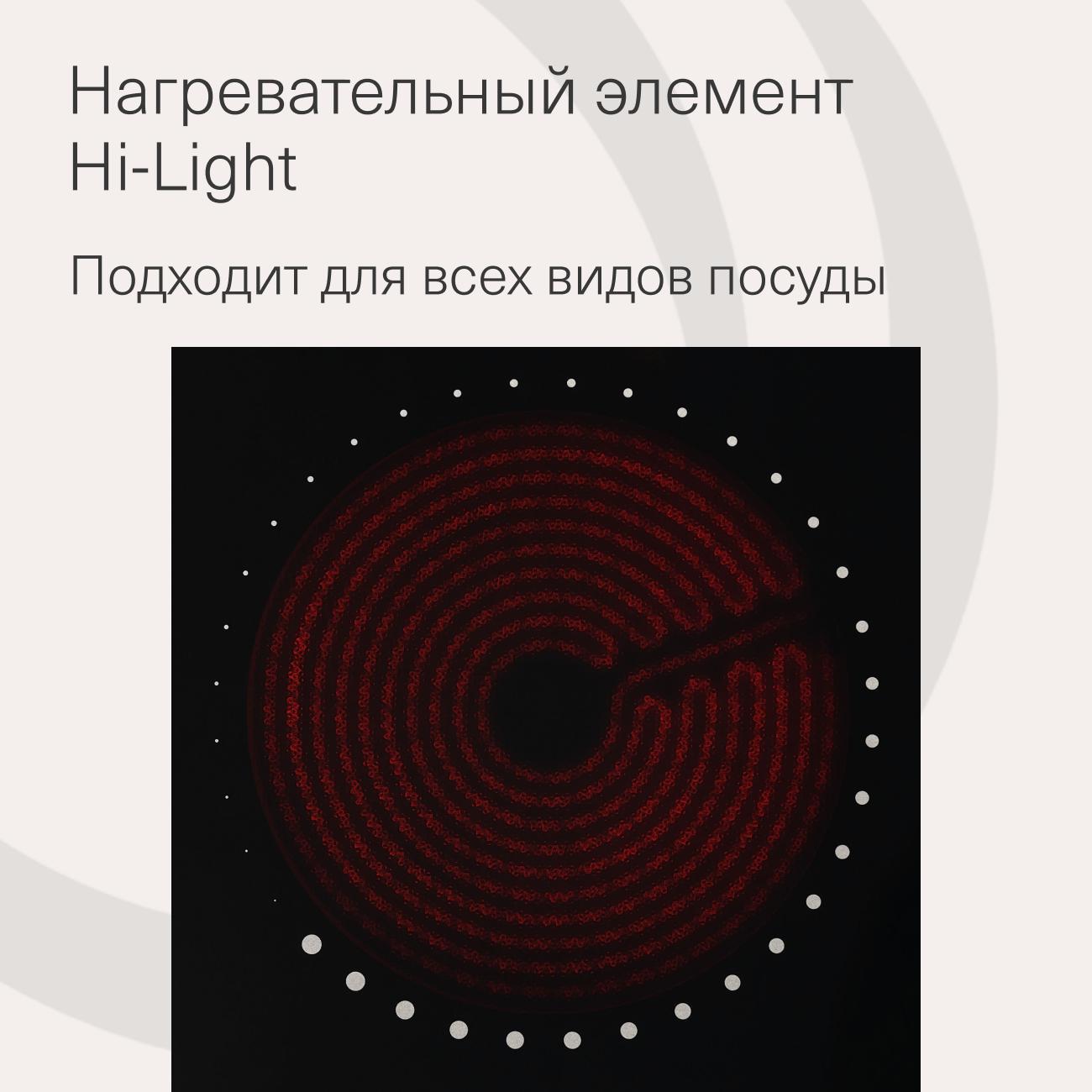 Встраиваемая электрическая панель Krona CORTO 60 BL