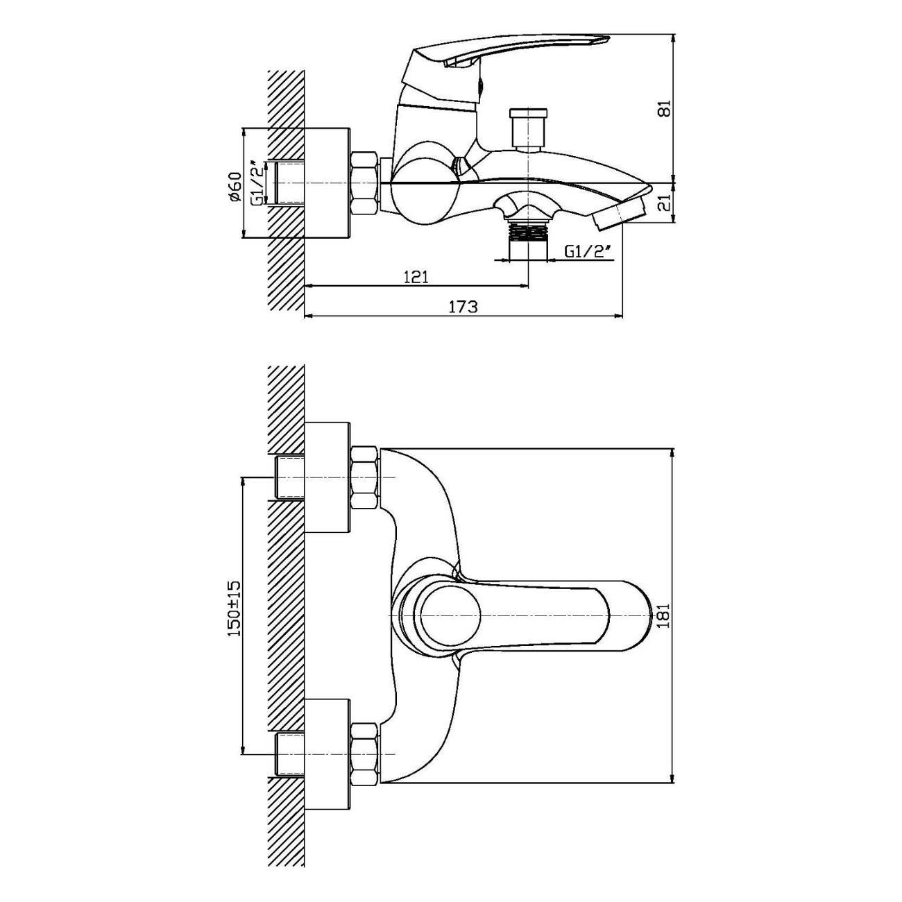Смеситель Orange M18-100cr