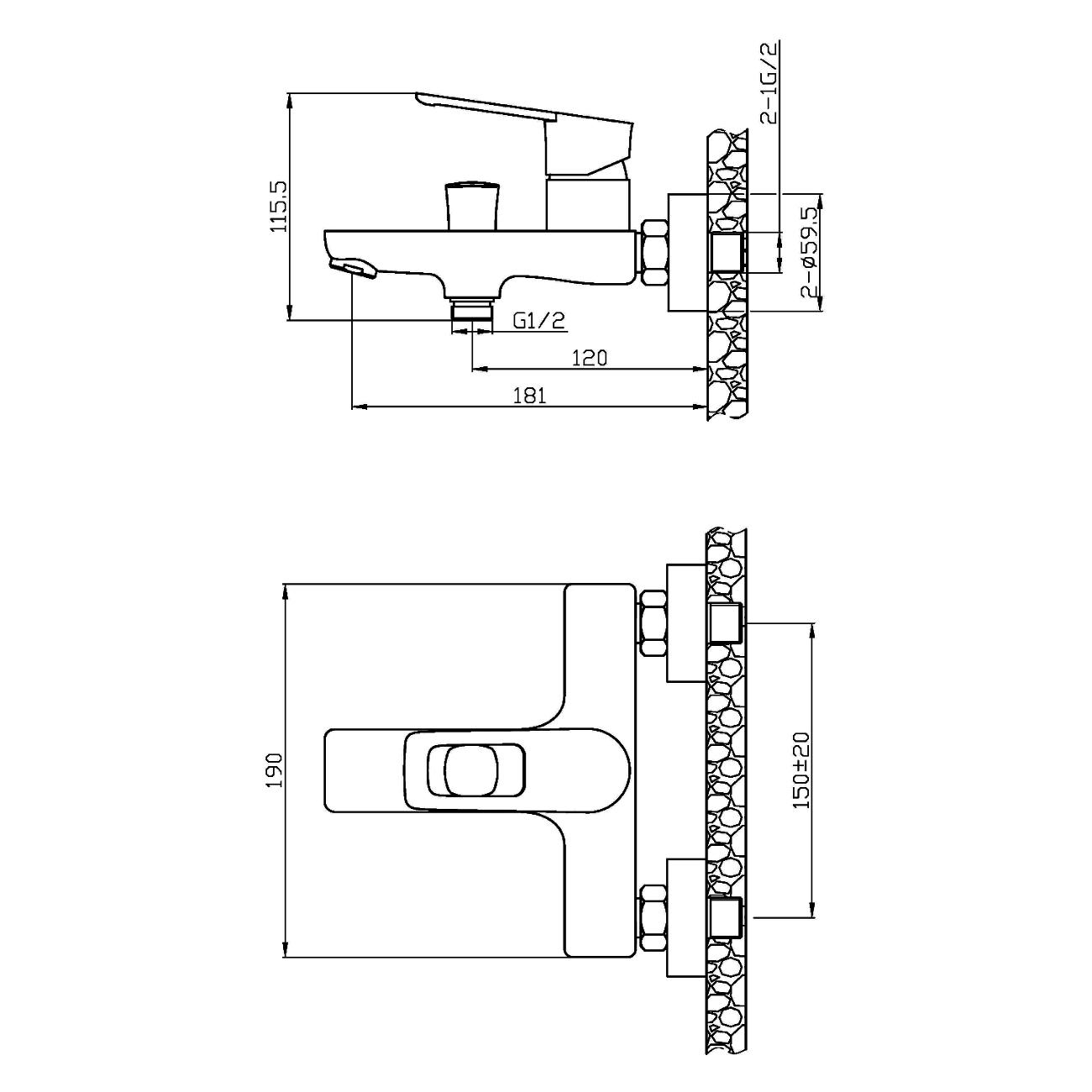 Смеситель Agger A2310000