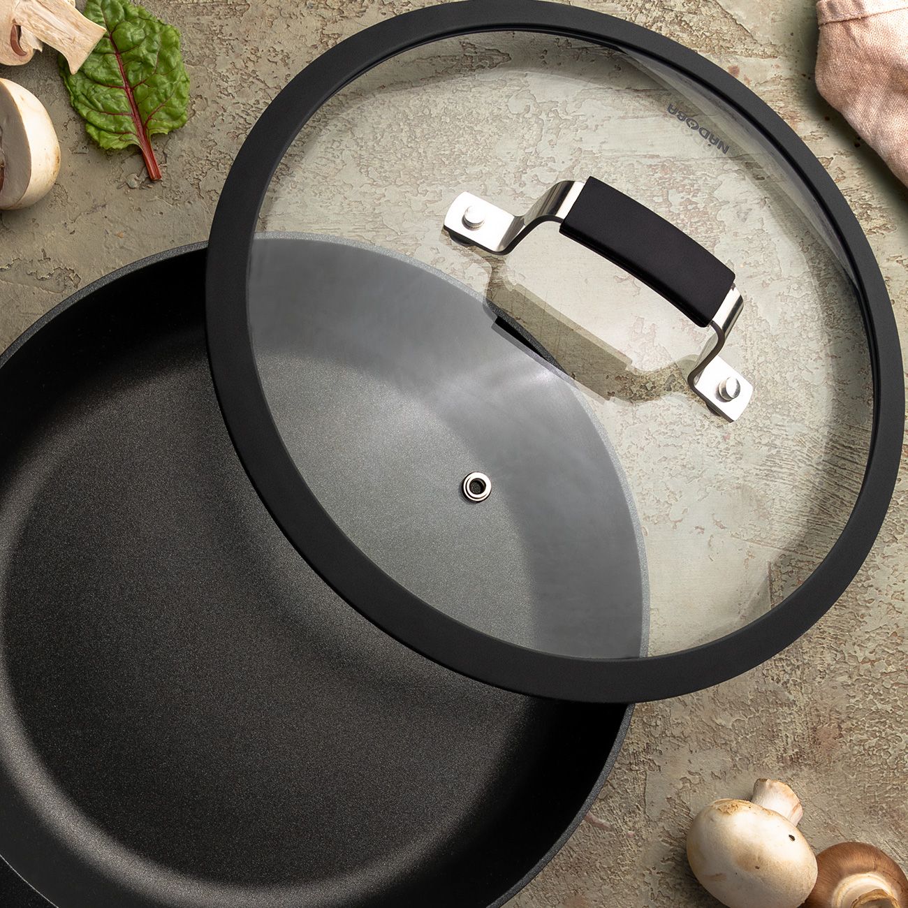 Крышка стеклянная Nadoba LOTA 20 см 751415