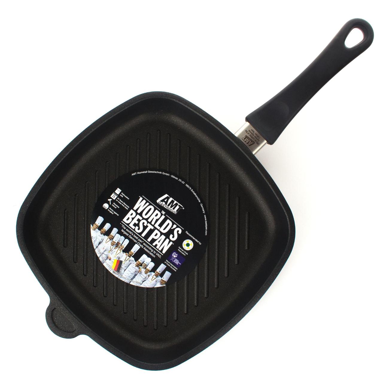 Сковорода гриль AMT Gastroguss 26х26 см E264G FIX