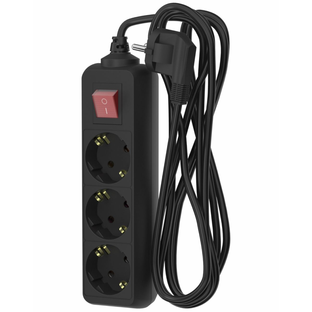 Удлинитель Фотон 5м 3роз.черный 16-53ЕS фото