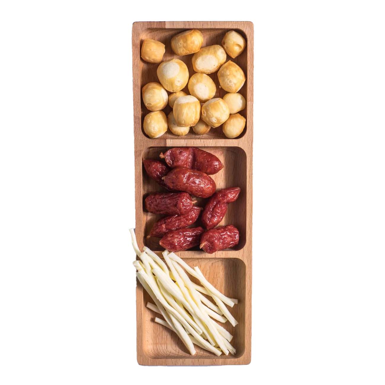 Менажница ДТРД Лодочка 24.5х8.5х2см 3секц.МБЛ3