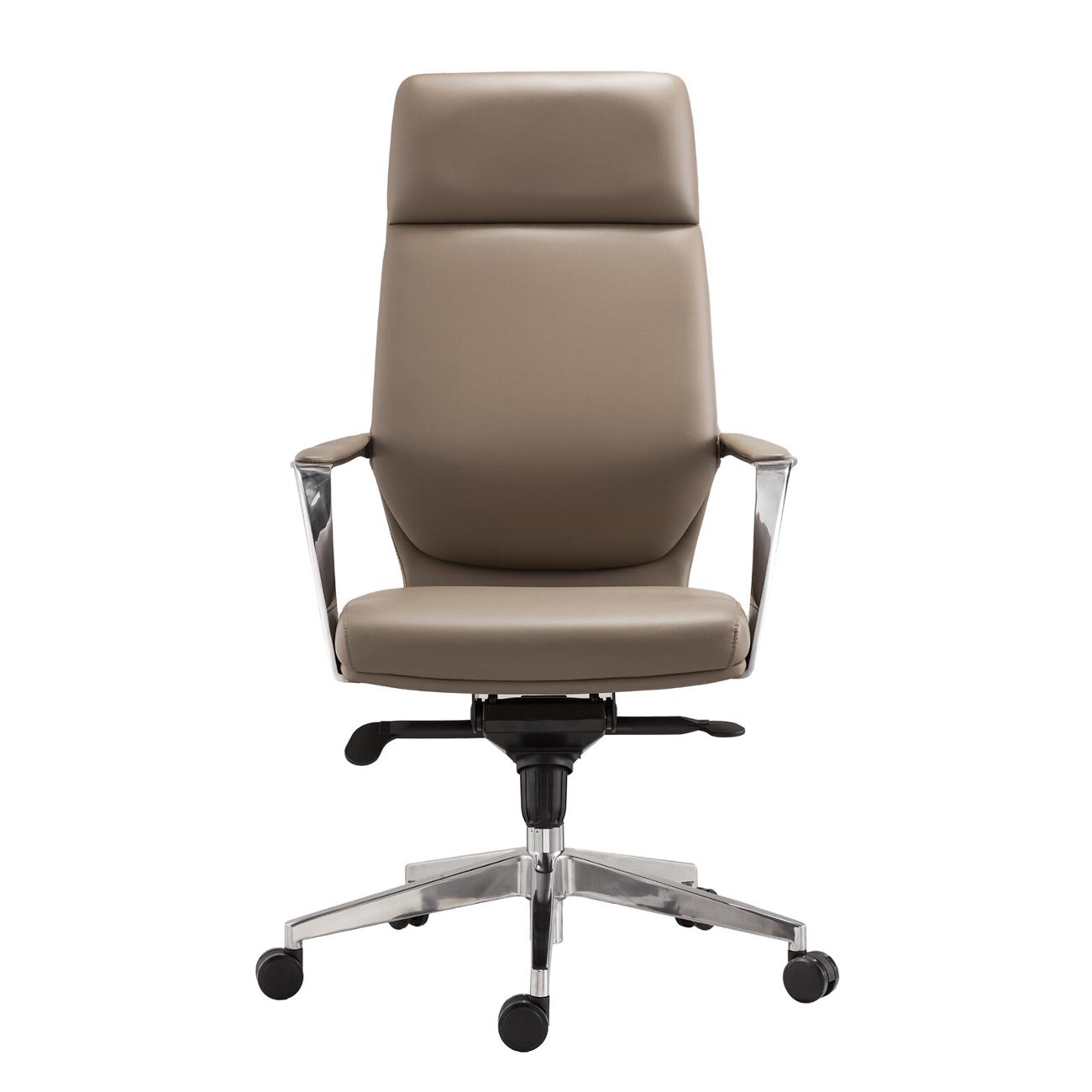 Кресло компьютерное Brabix Resonance EX-755, э/кожа, бежевое