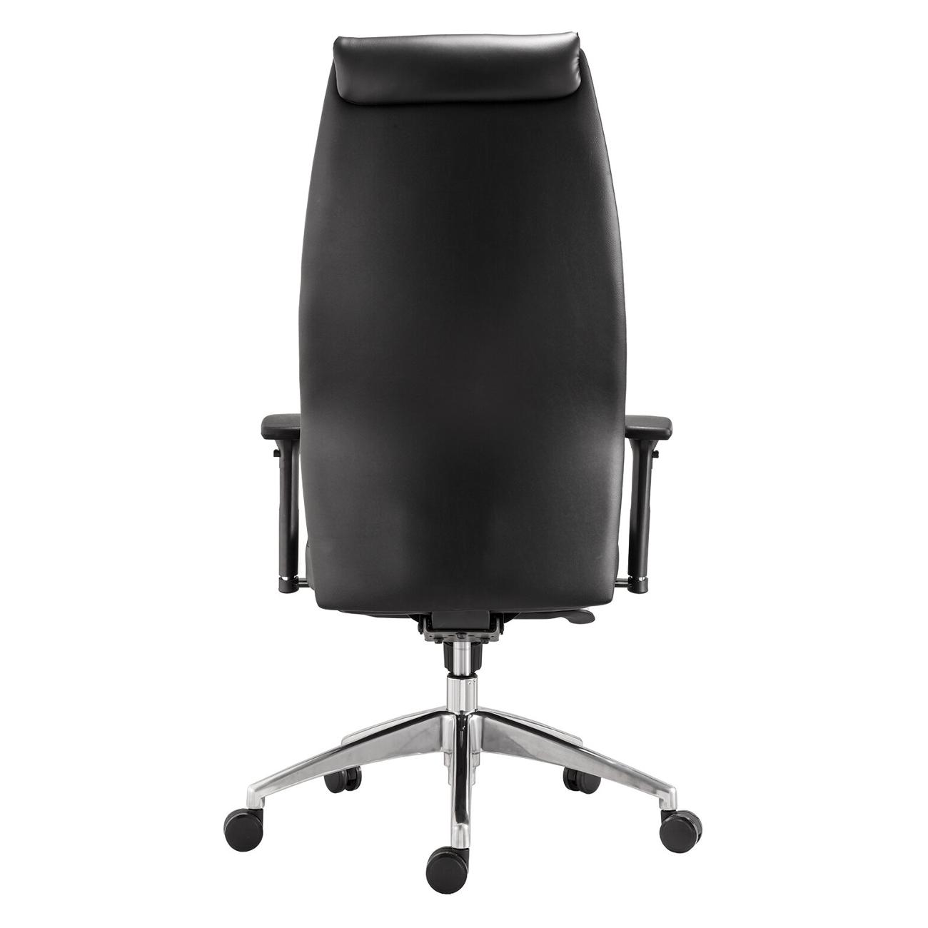 Кресло компьютерное Brabix Blues EX-751, э/кожа, черное