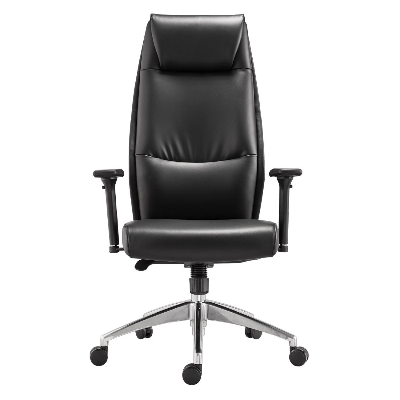 Кресло компьютерное Brabix Blues EX-751, э/кожа, черное