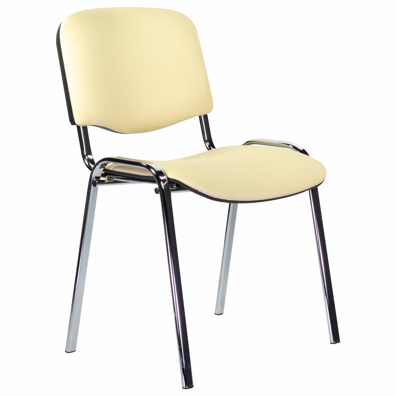 Стул Staff Lite CF-008, хром, кожзам бежевый