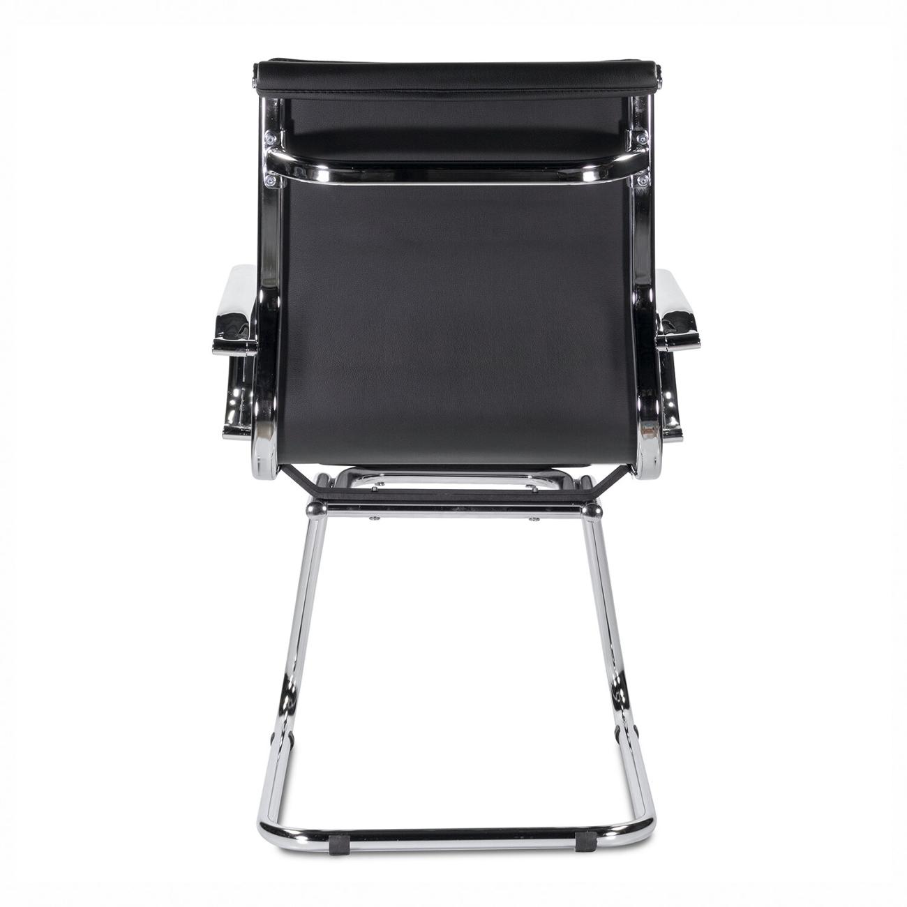 Кресло компьютерное Brabix Kayman CF-102, э/кожа, хром, черное