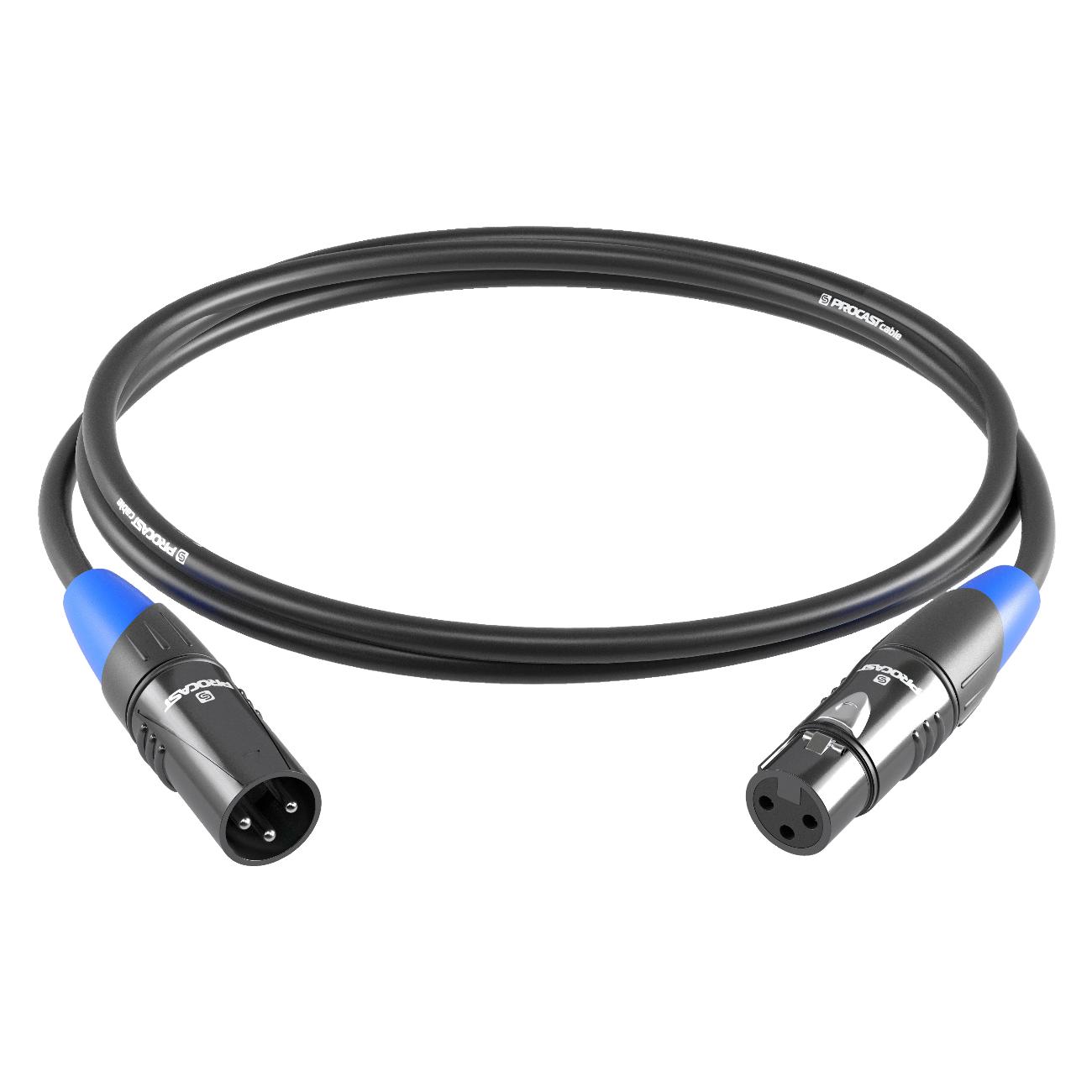 Кабель аналоговый аудио (RCA) PROCAST cable XLR(m)/XLR(f).1