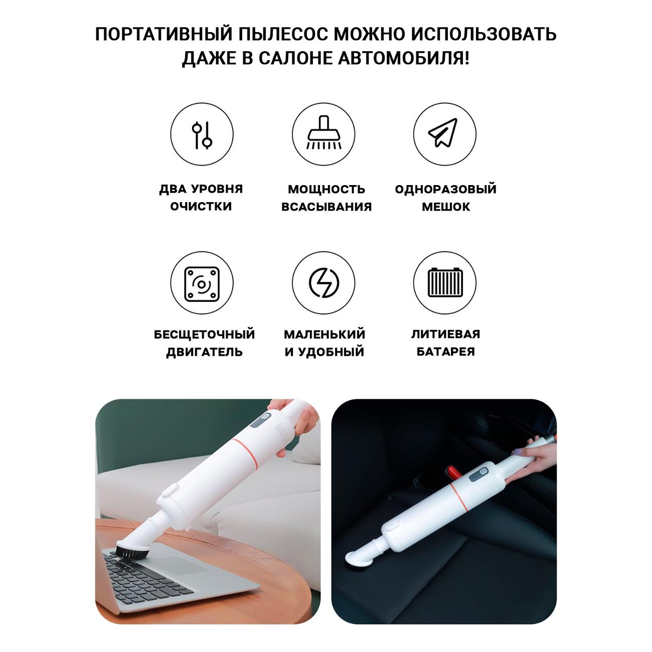Пылесос ручной (handstick) Lydsto Handheld Vacuum Cleaner H3
