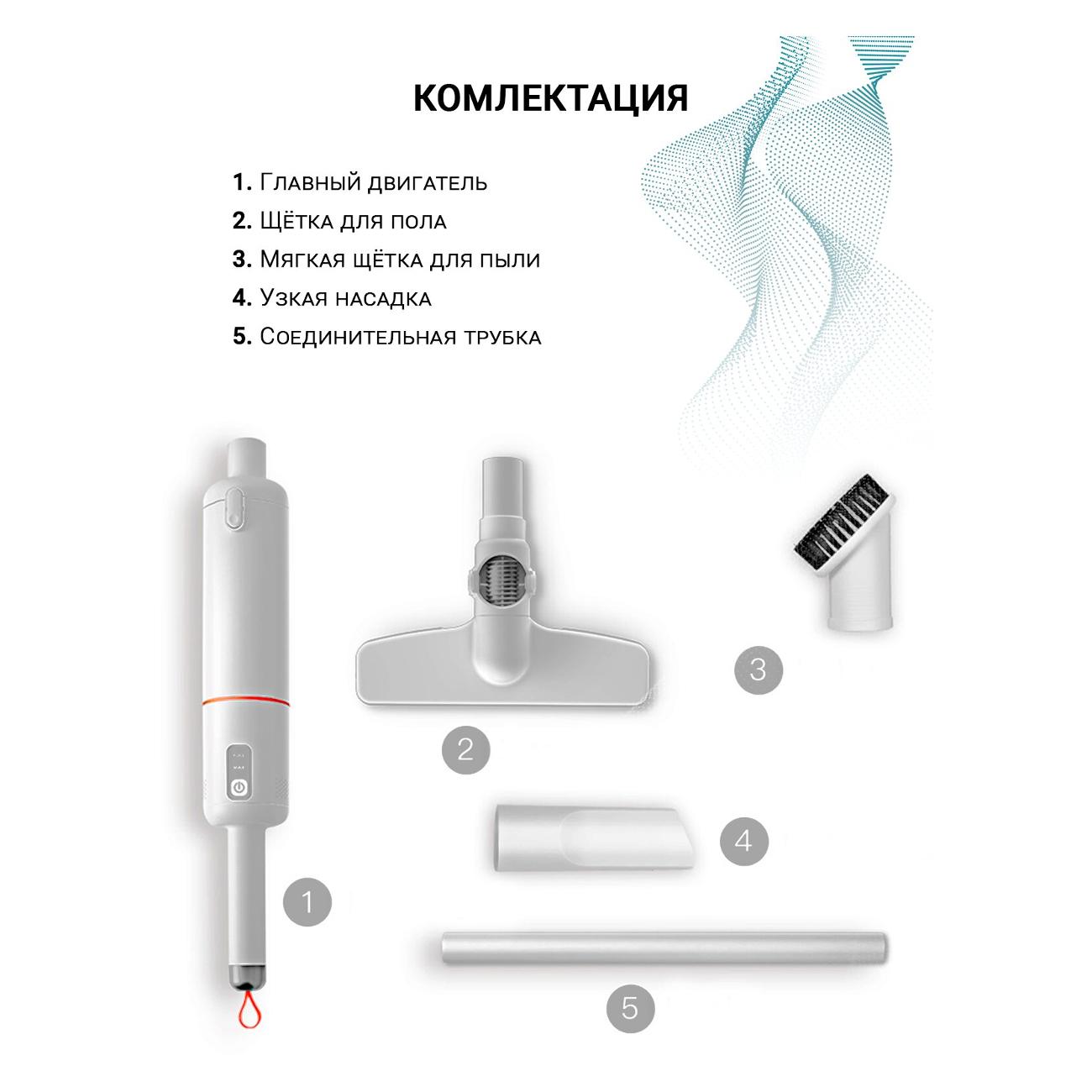 Пылесос ручной (handstick) Lydsto Handheld Vacuum Cleaner H3