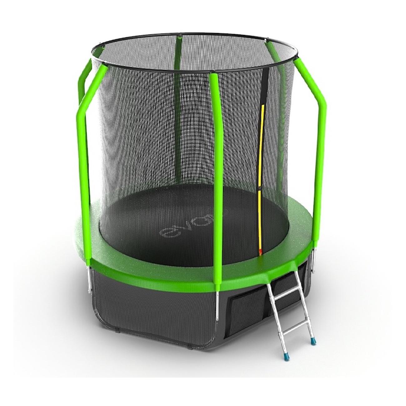 Батут каркасный Evo Jump Cosmo 6ft Green + нижняя сеть