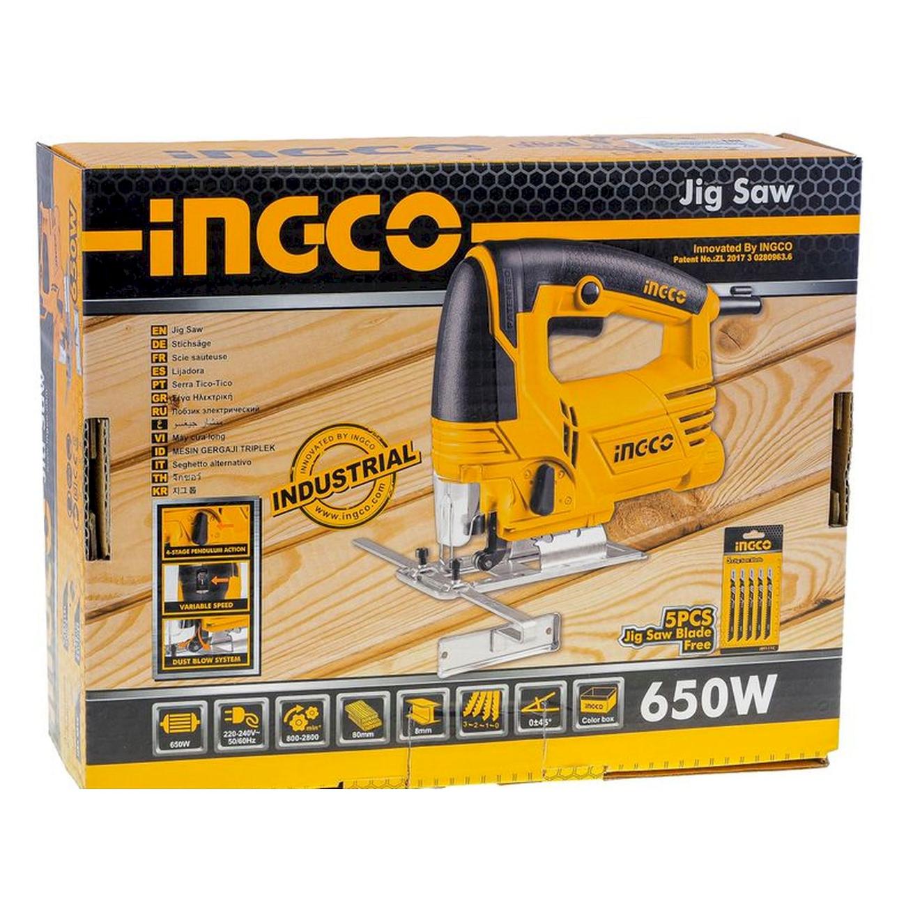 Электролобзик INGCO JS6508