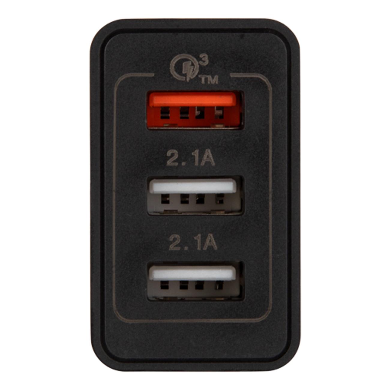 Сетевое зарядное устройство Rexant 3xUSB Quick charge