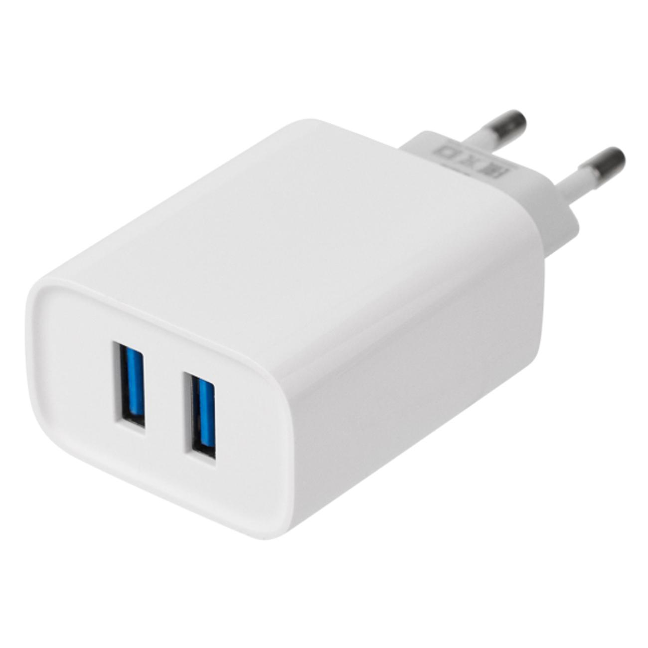 Сетевое зарядное устройство Rexant 2xUSB 2.4 A