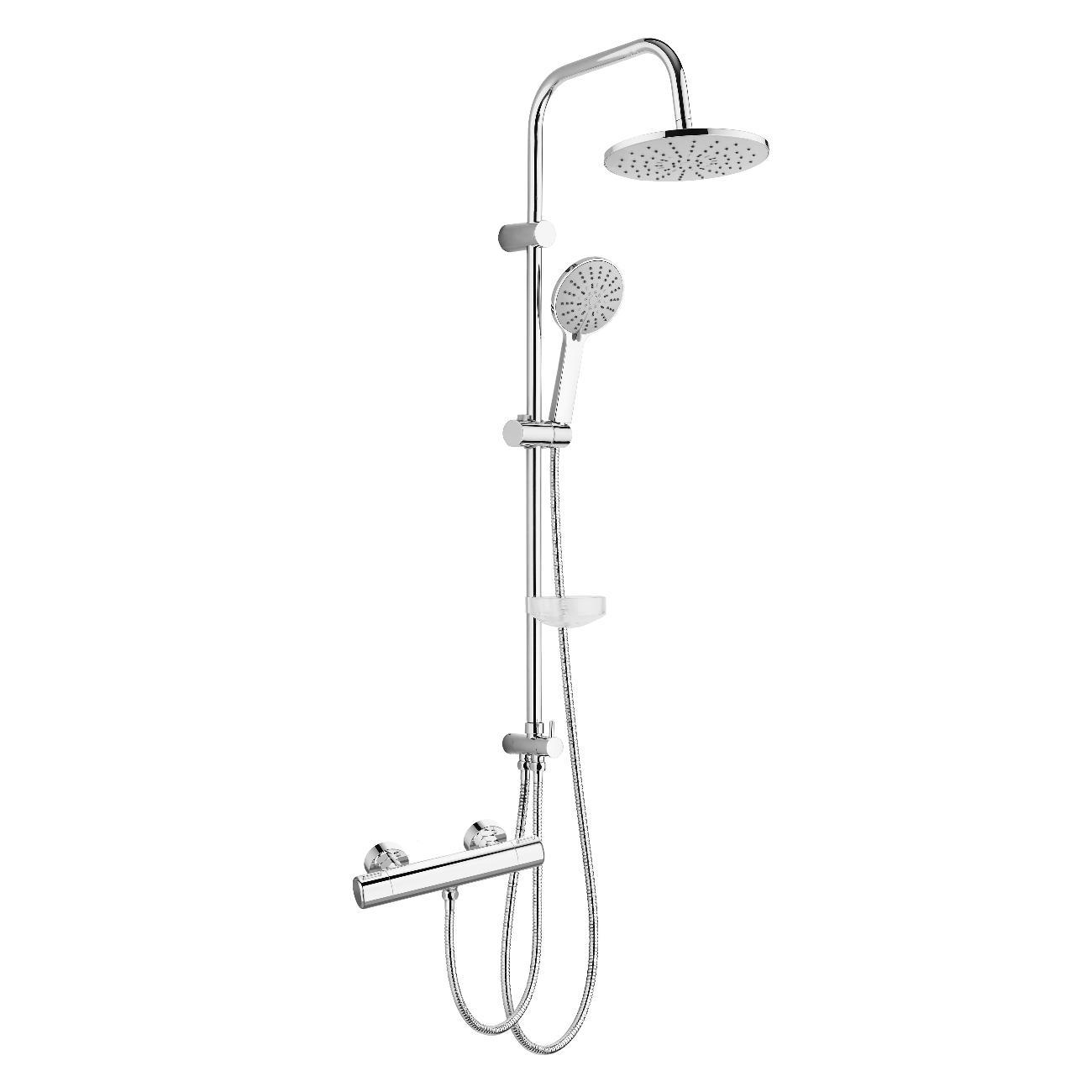 Душевая система Agger Thermo A2492200 с термостатом, хром