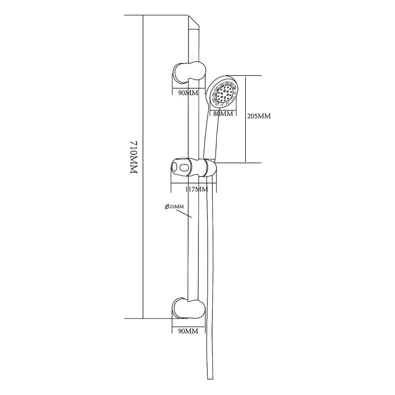 душевой комплект OneLife OL11w белый