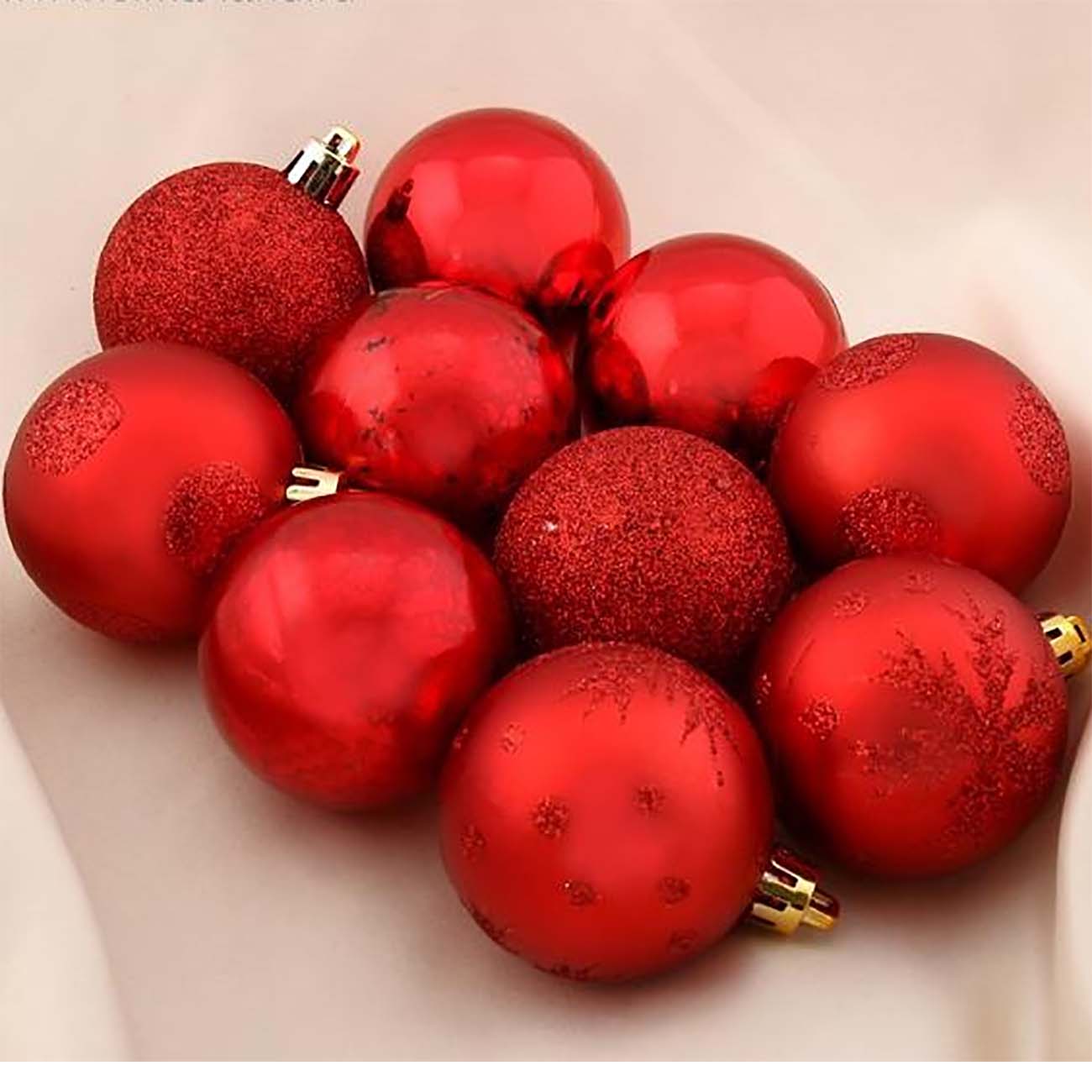 Набор елочных украшений Зимнее волшебство Ёлочка - снежинки и горох 4191830