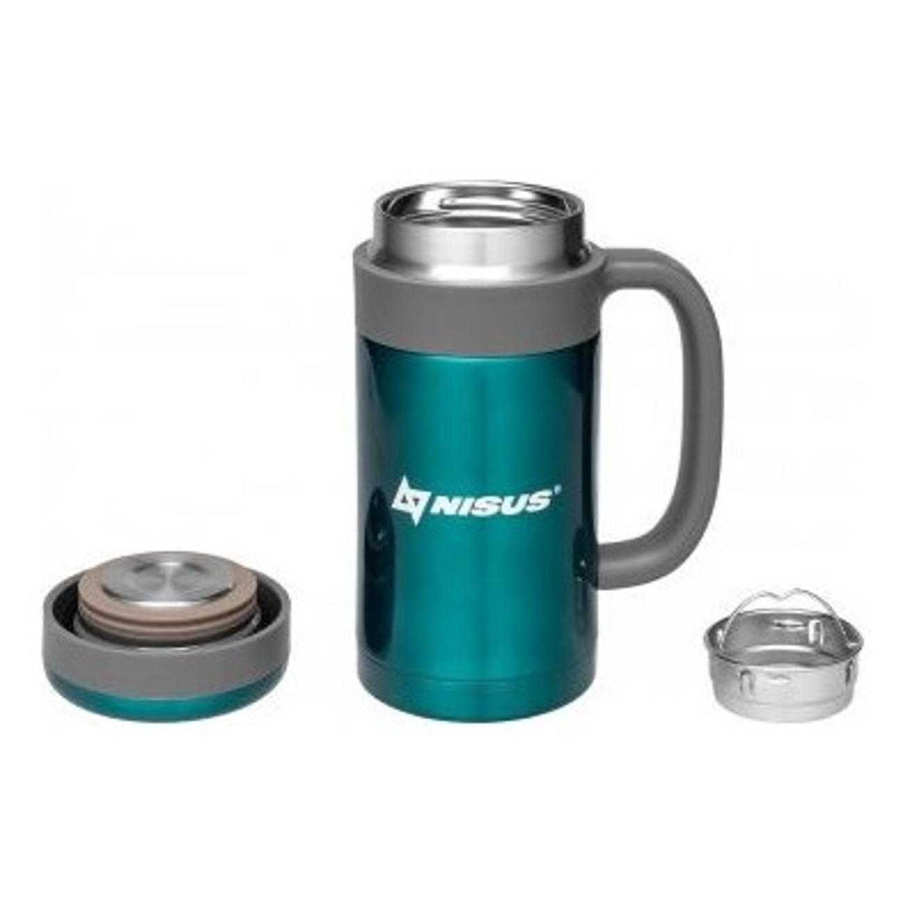 Термос Nisus с ручкой + ситечко 450мл (NA.TMK-HBG-450-13)