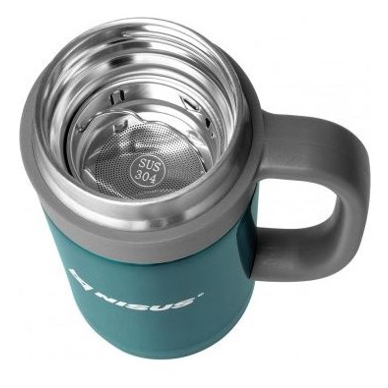 Термос Nisus с ручкой + ситечко 450мл (NA.TMK-HBG-450-13)