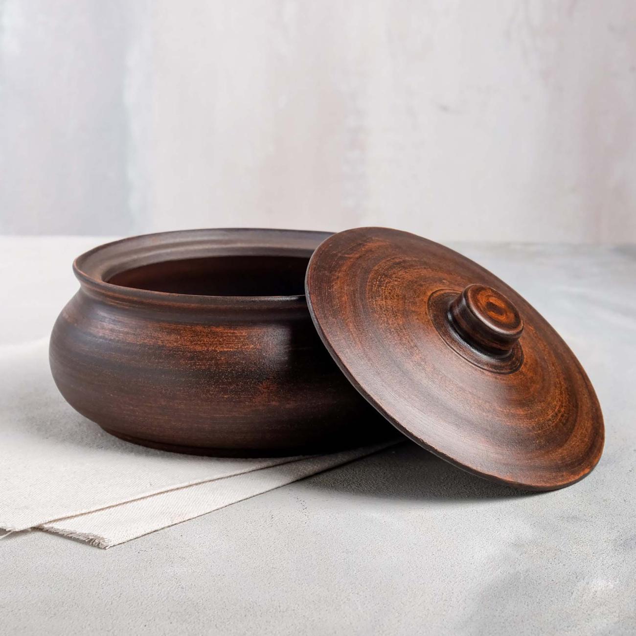 Горшок для запекания Красная глина Поли 5261103