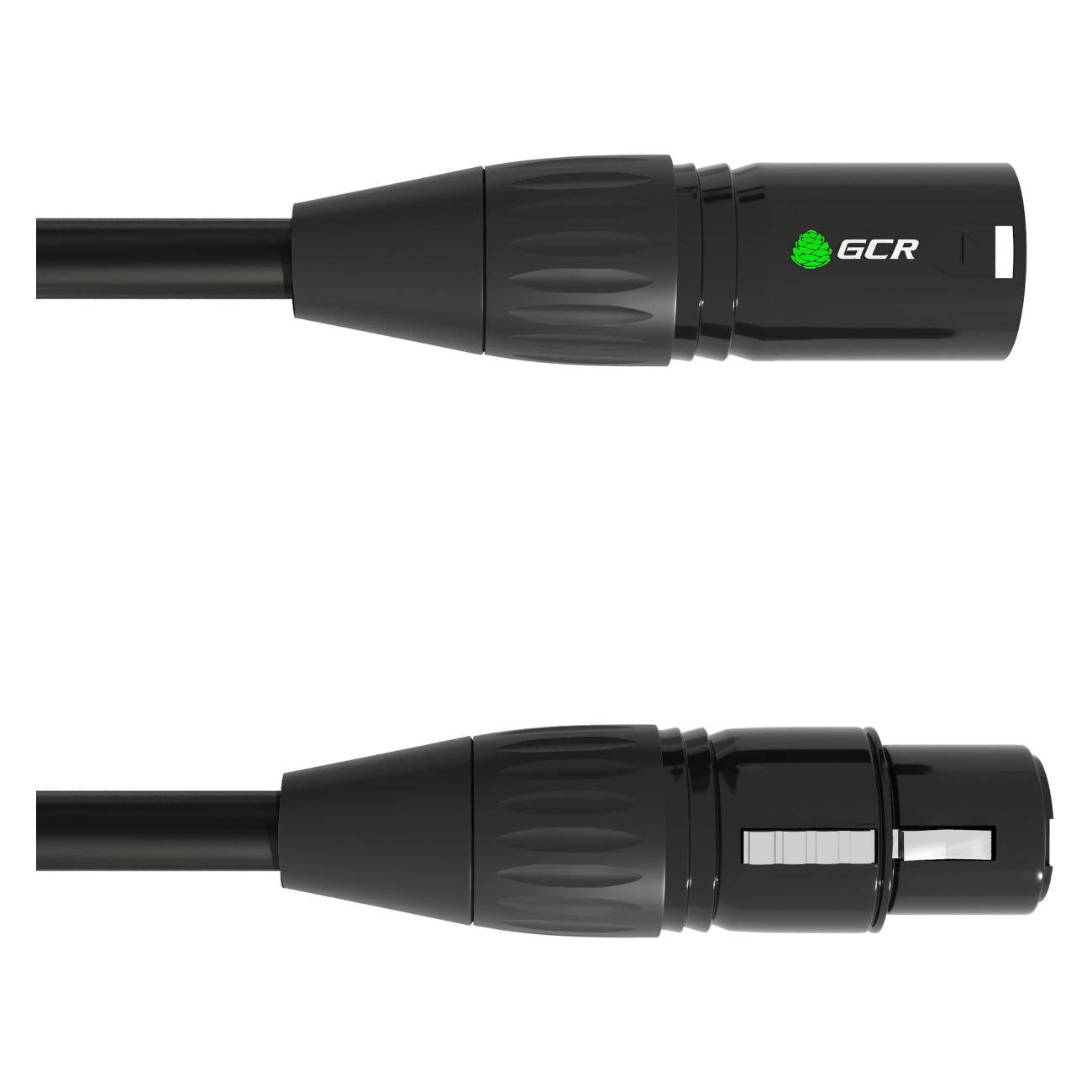 Кабель GCR 53374, 7.0m, XLR M / XLR F, AL case, гибкий