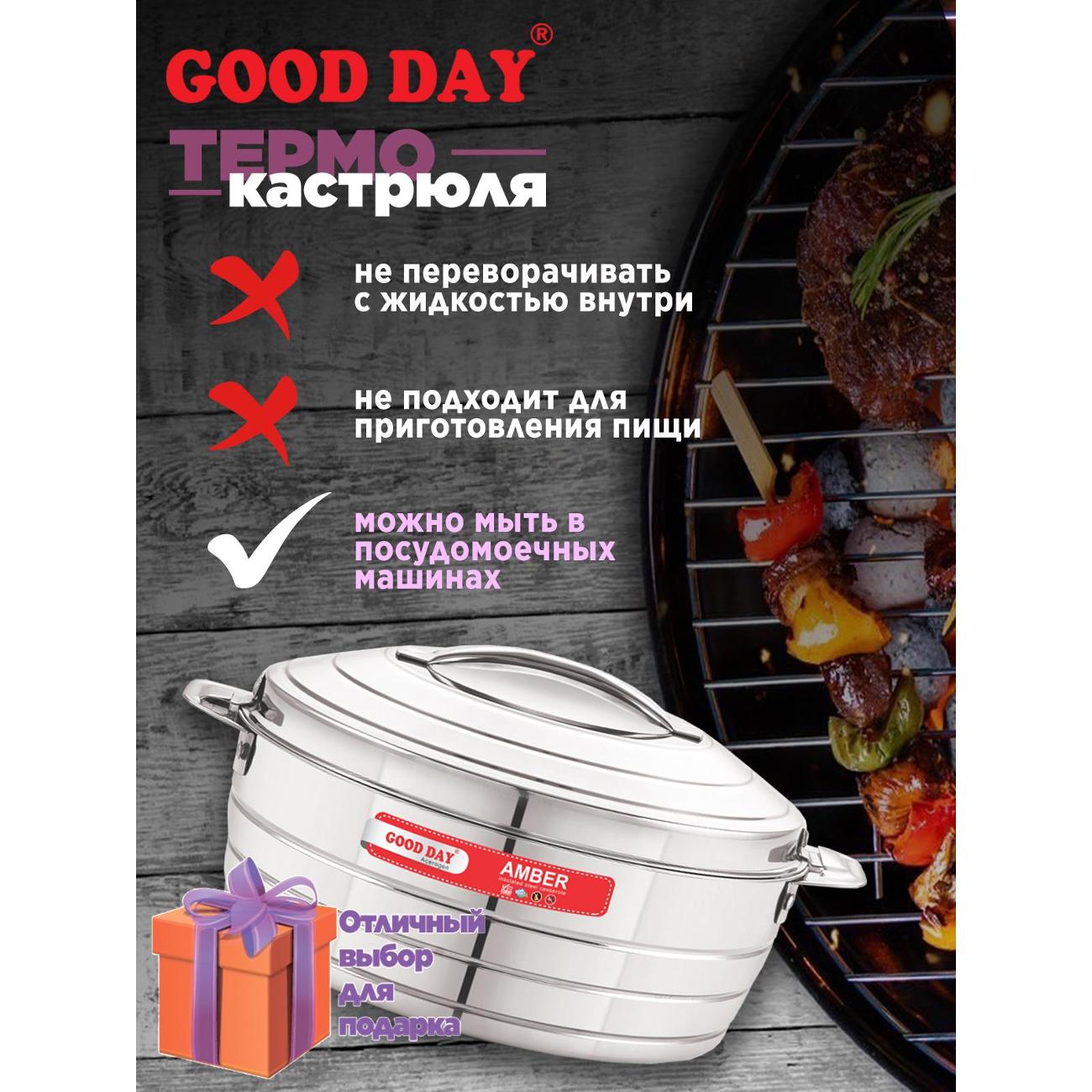 Термокастрюля GOOD DAY AMBER GC15710SL