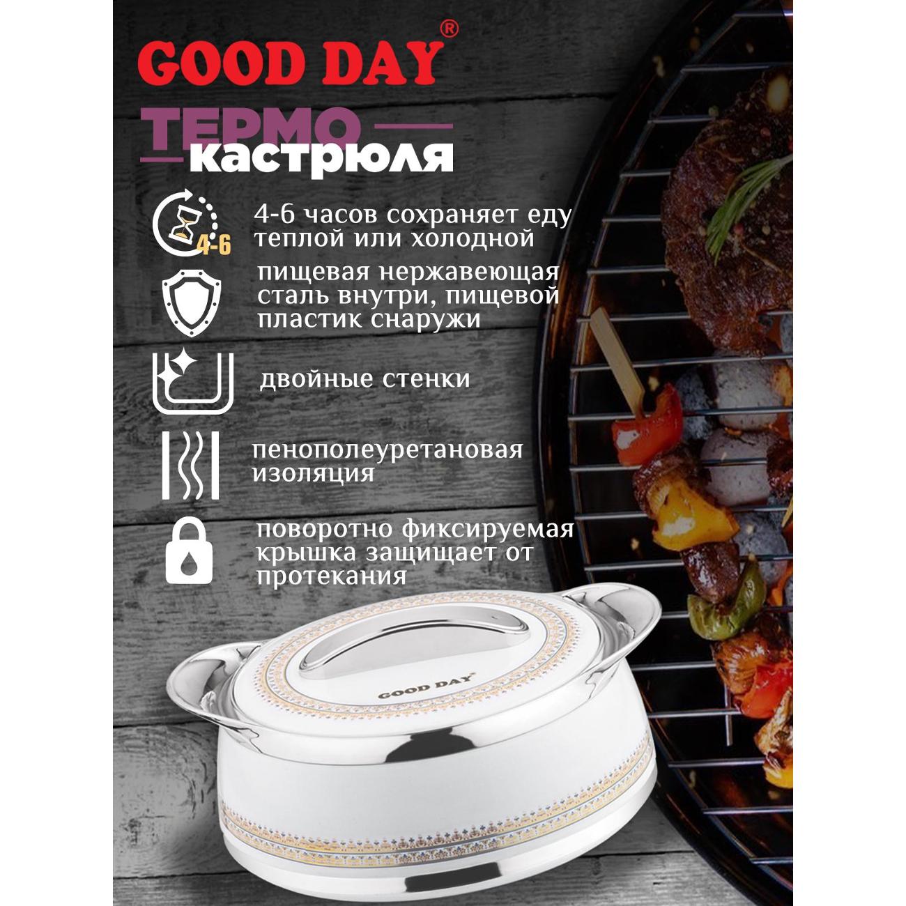 Термокастрюля GOOD DAY ELENA GC10815WE