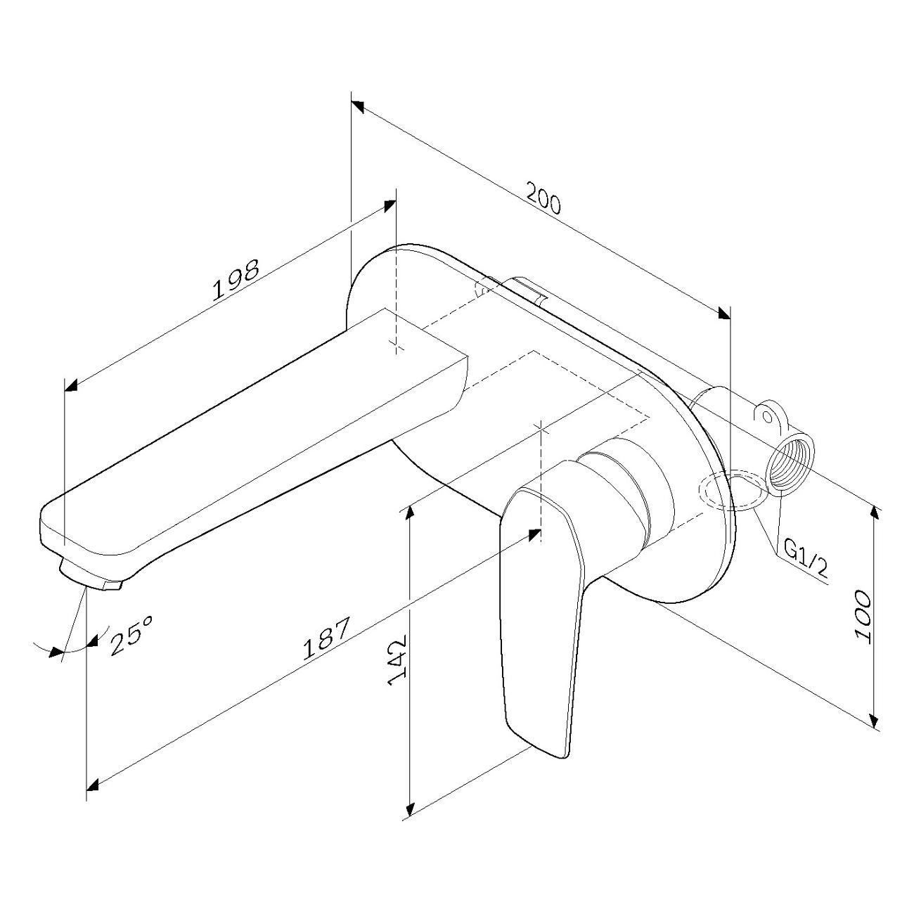 Смеситель Am.Pm F90A72222