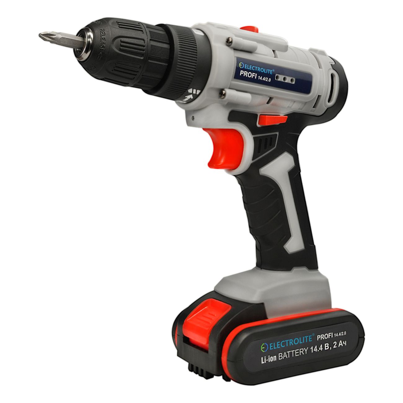 Шуруповерт аккумуляторный ELECTROLITE&nbsp; 14.4/2.0