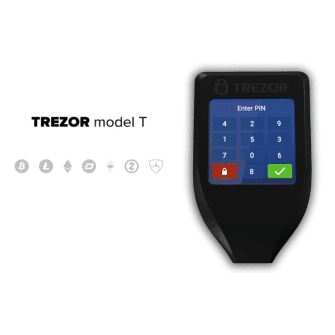 Криптокошелек Trezor Model T