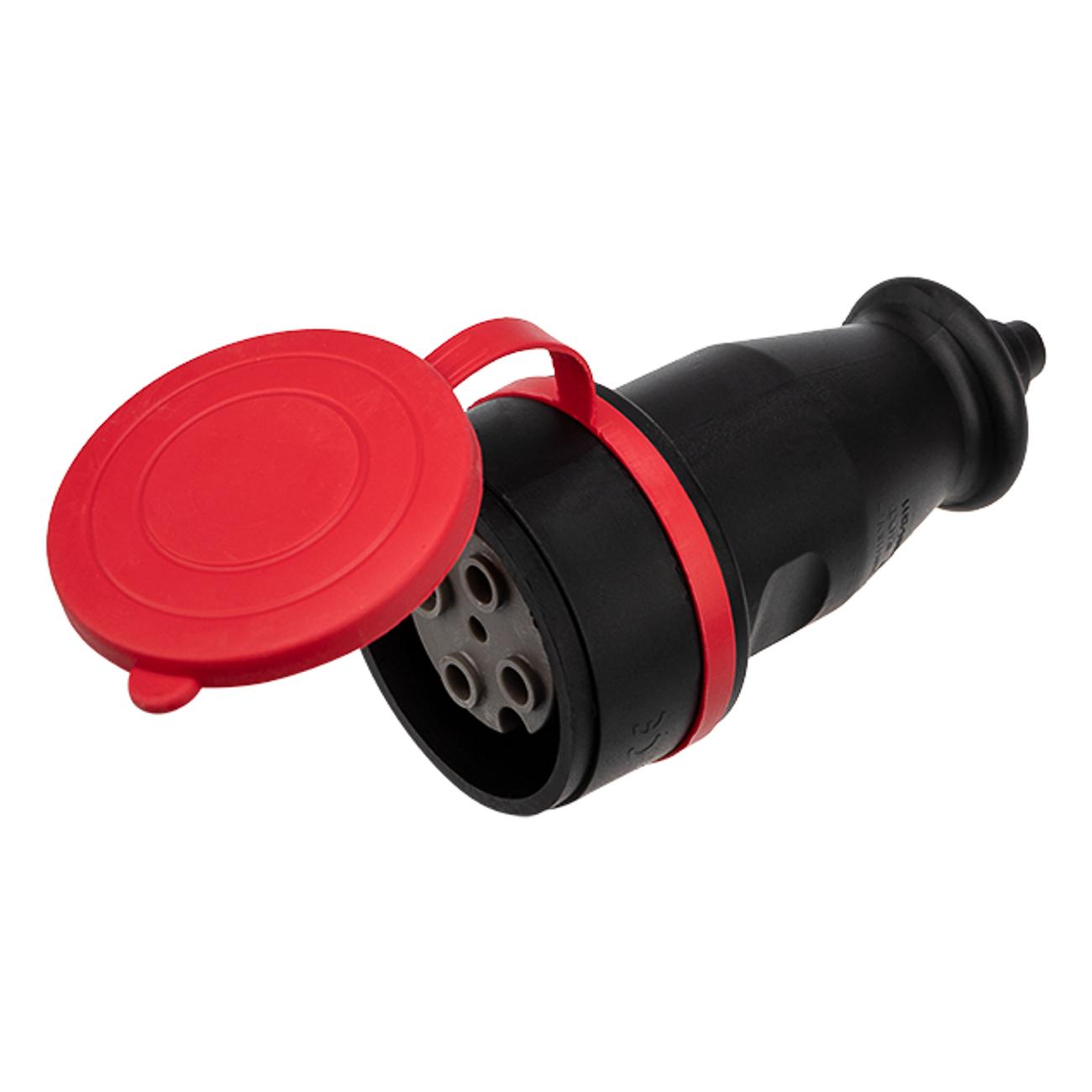 Силовой разъем Rexant 3Р+РЕ 32А IP44 каучук (111-012)