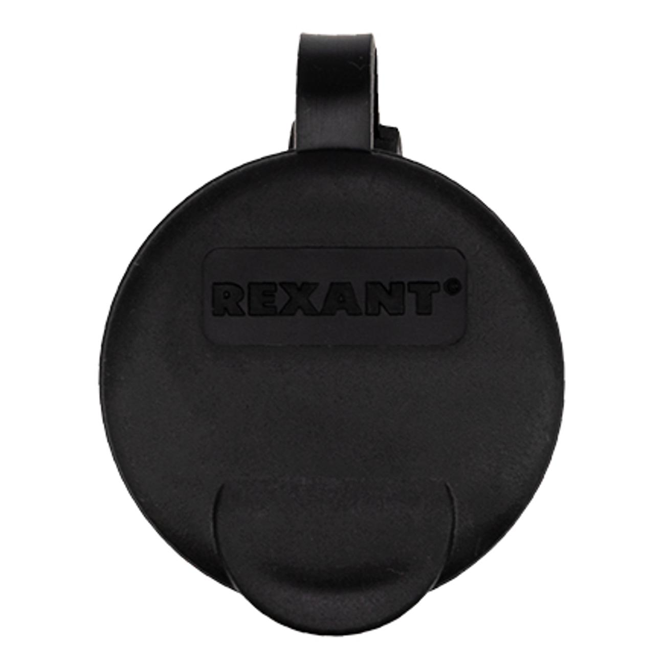Силовой разъем Rexant 16А с/з IP44 каучук (111-004)