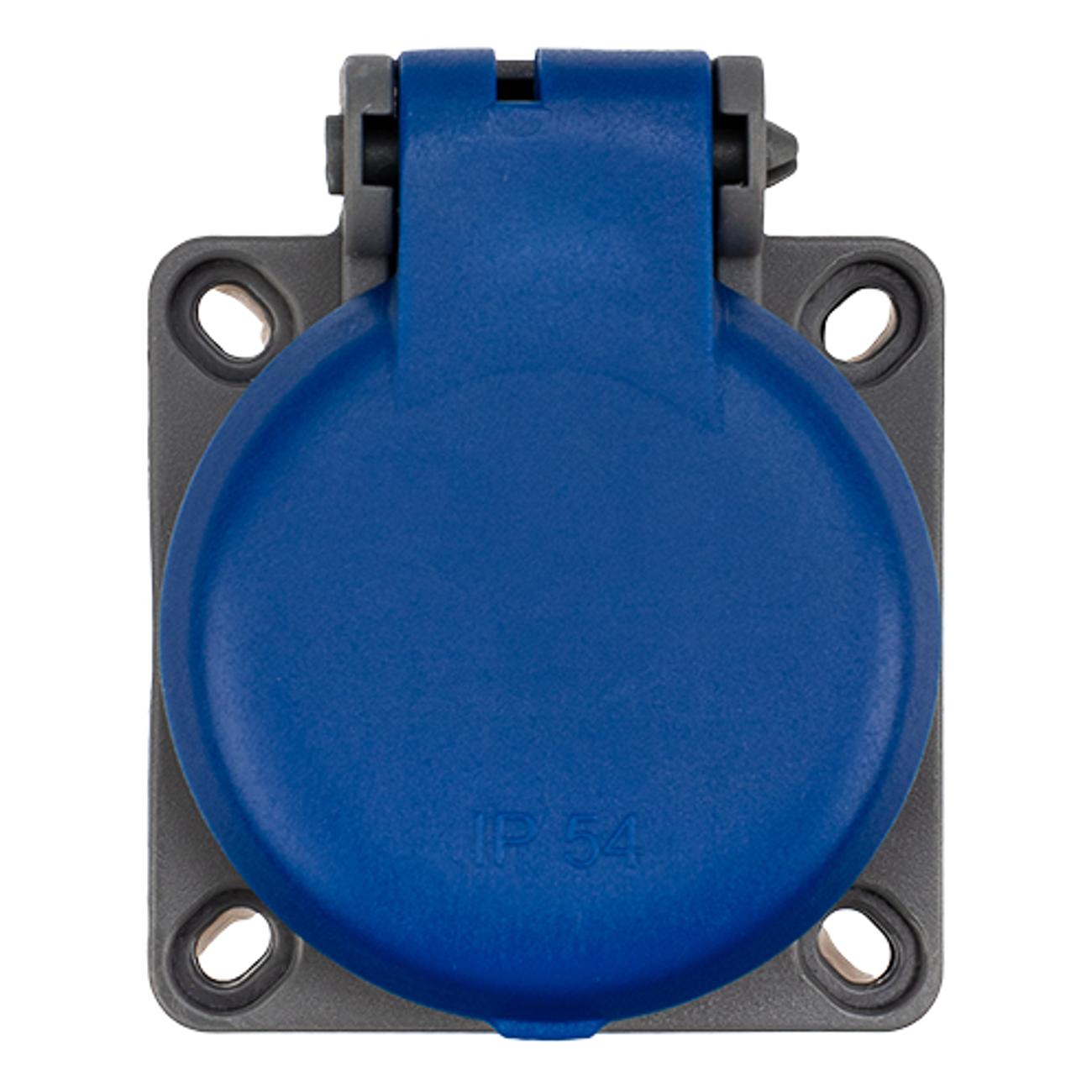 Силовой разъем Rexant 16А с/з с/у IP54 каучук (111-008)