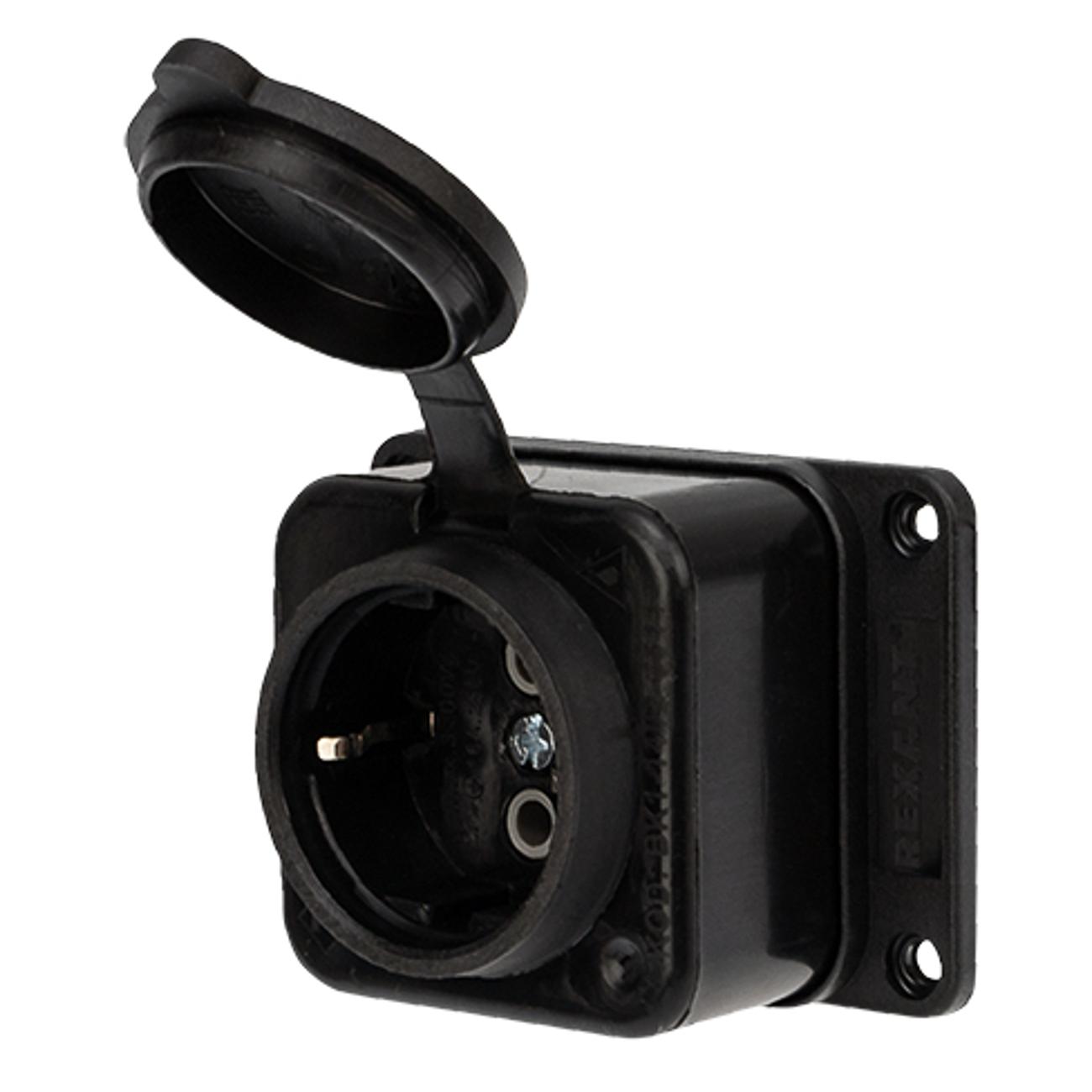 Силовой разъем Rexant 16А с/з IP54 каучук (111-111)