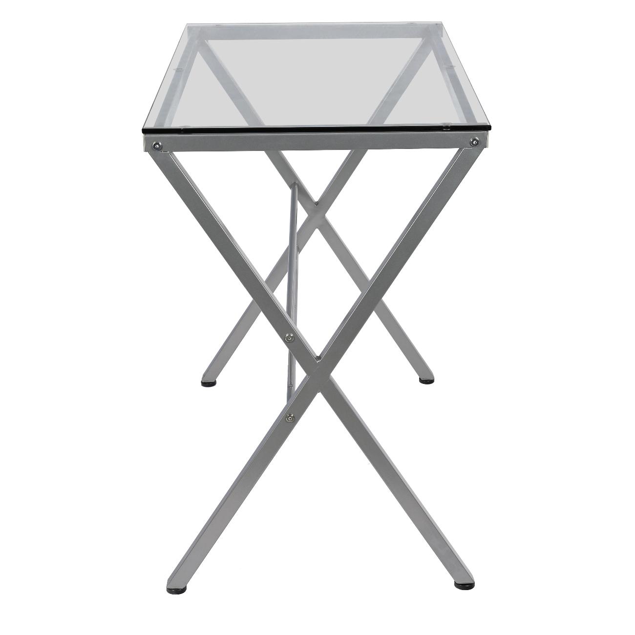 Стол компьютерный Tetchair GD-03 прозрачный