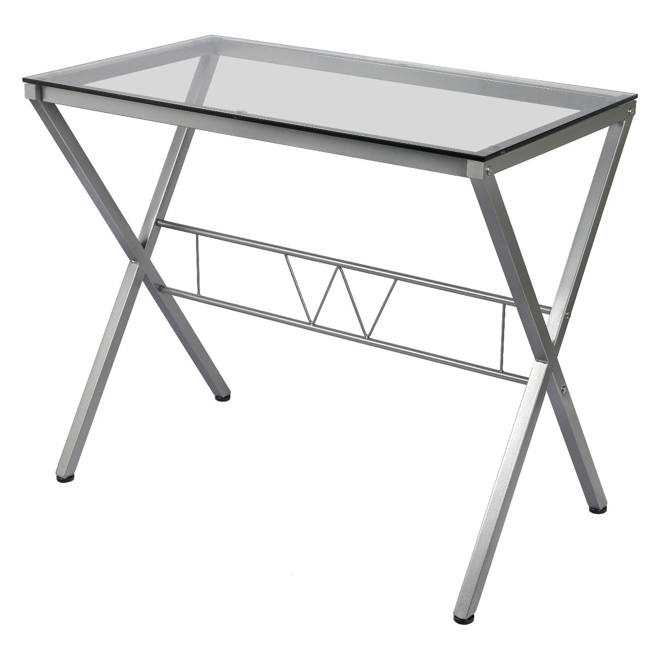 Стол компьютерный Tetchair GD-03 прозрачный