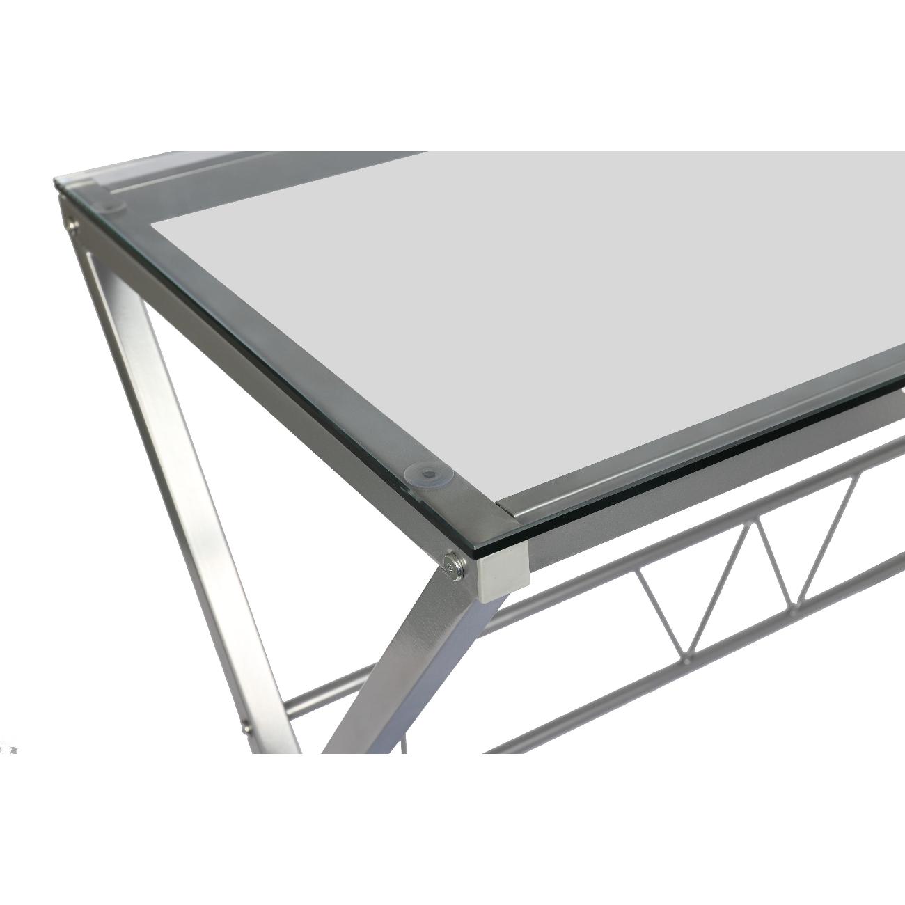 Стол компьютерный Tetchair GD-03 прозрачный