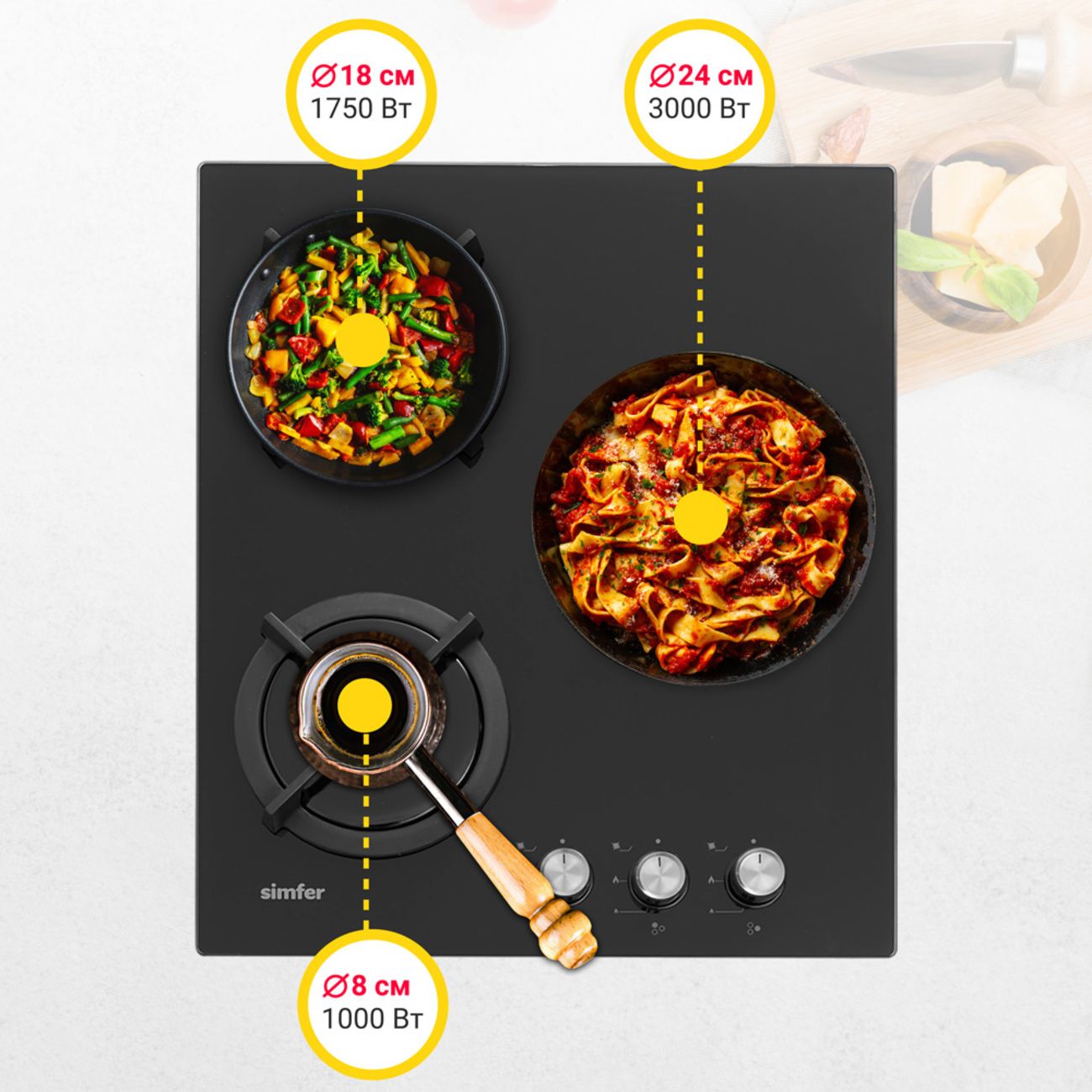 Комплект встраиваемой техники Simfer S46B416