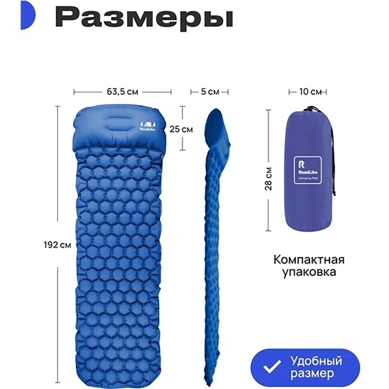 Коврик туристический RoadLike Venture