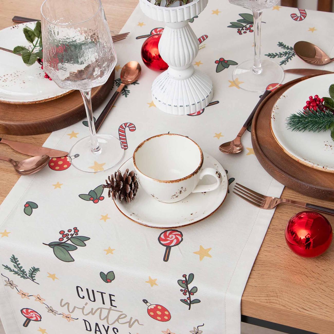 Дорожка столовая Этель 40*146 7338897