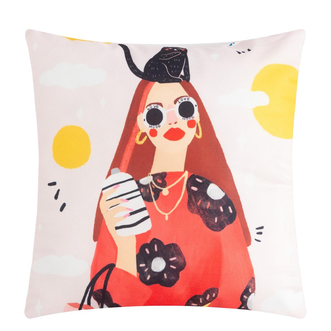 Подушка Этель I love cats (7481315)