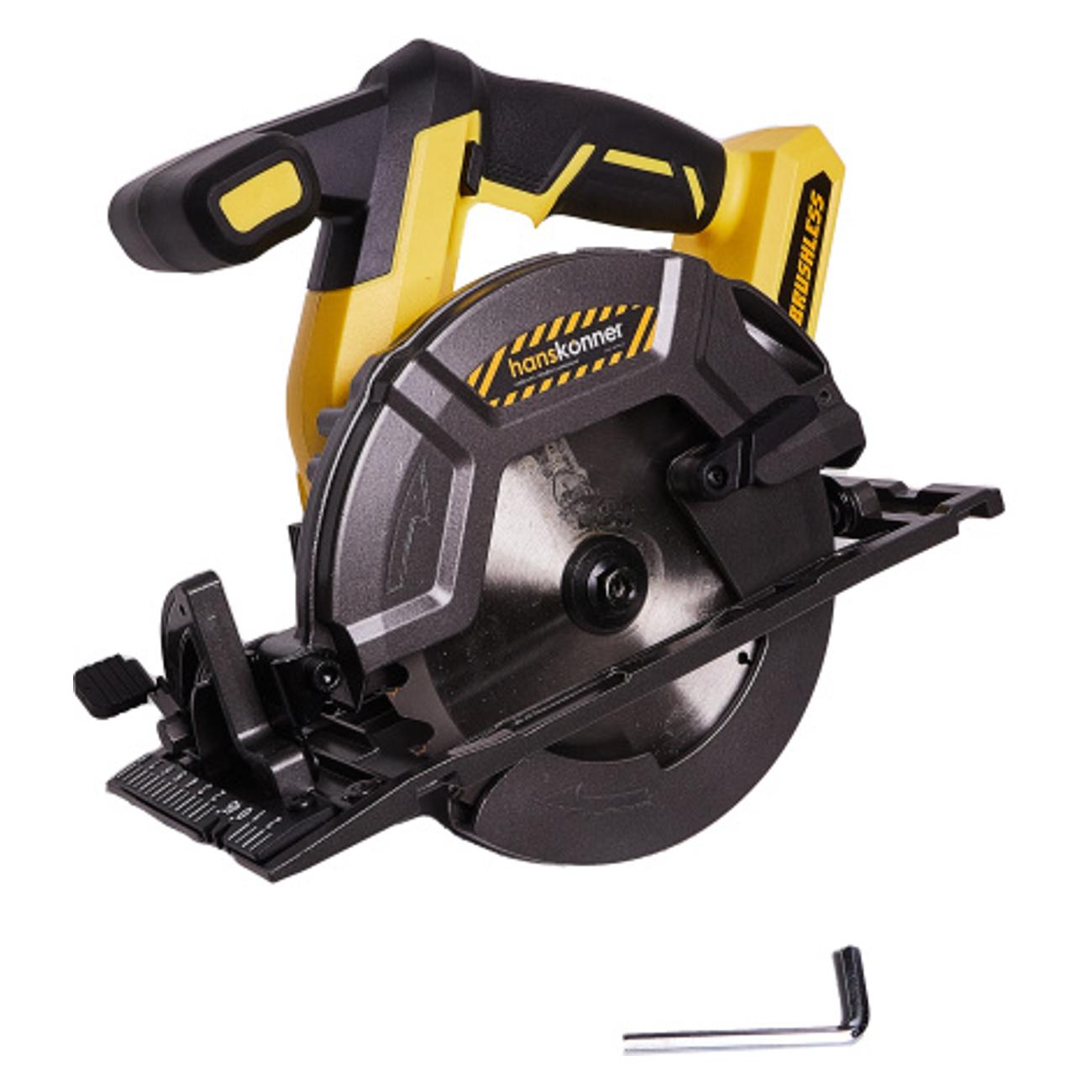 Электропила циркулярная Hanskonner HCS1857BL
