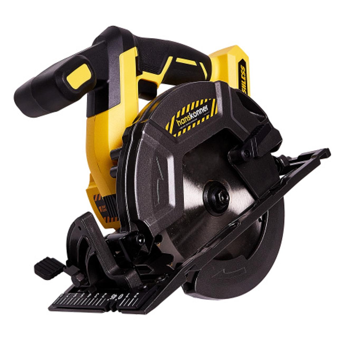 Электропила циркулярная Hanskonner HCS1857BL