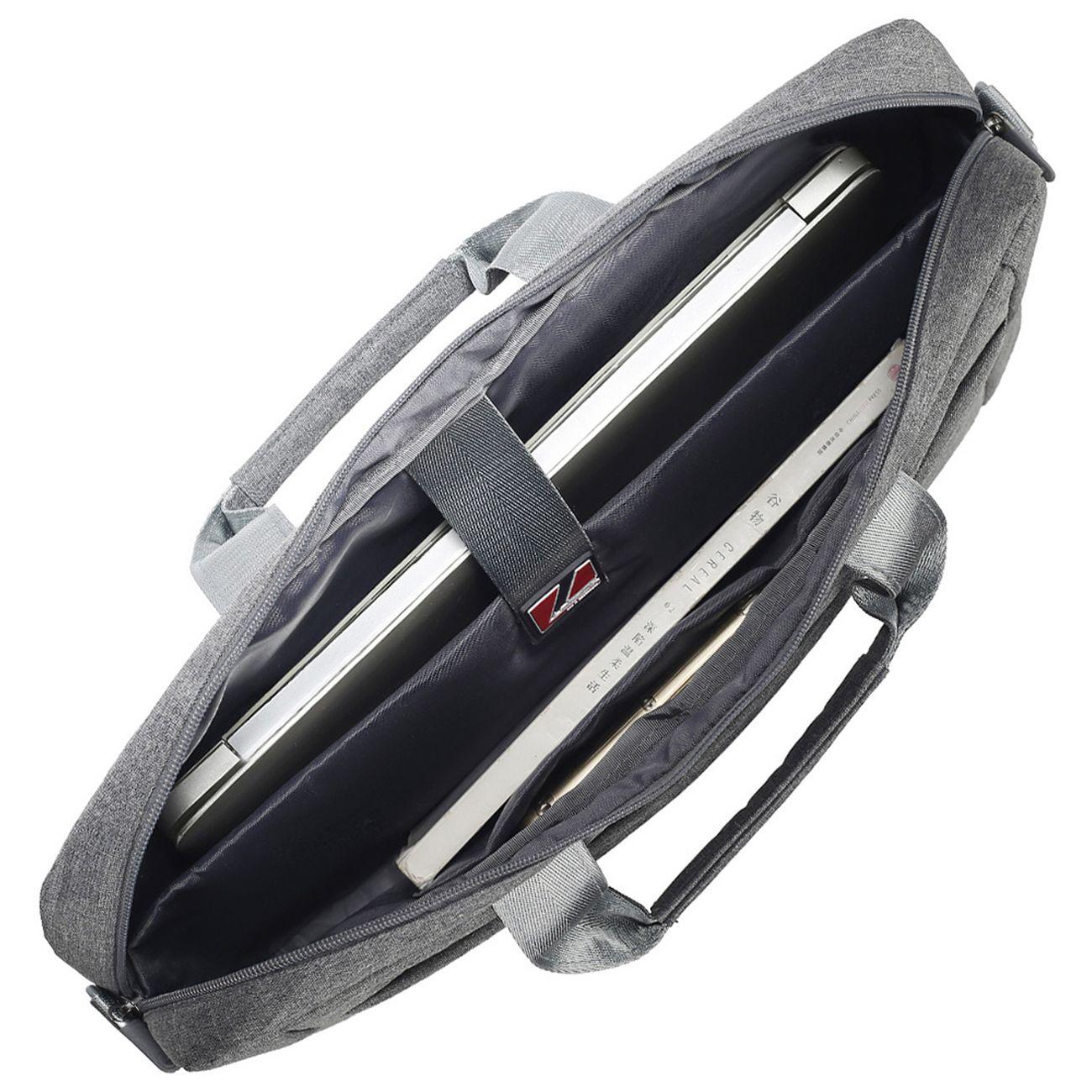 Сумка для ноутбука Lamark L227 17.3 светло-серый