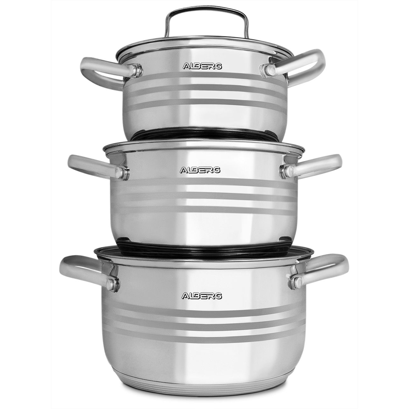Набор кастрюль ALBERG AL-2001