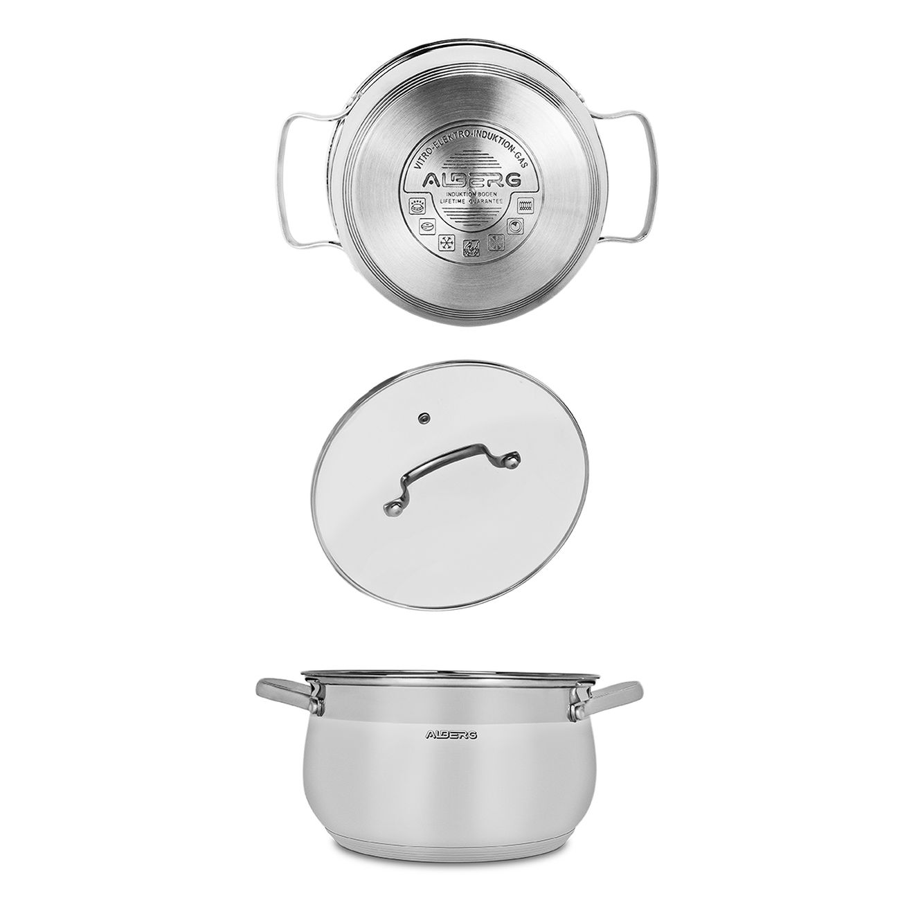 Набор кастрюль ALBERG AL-2002