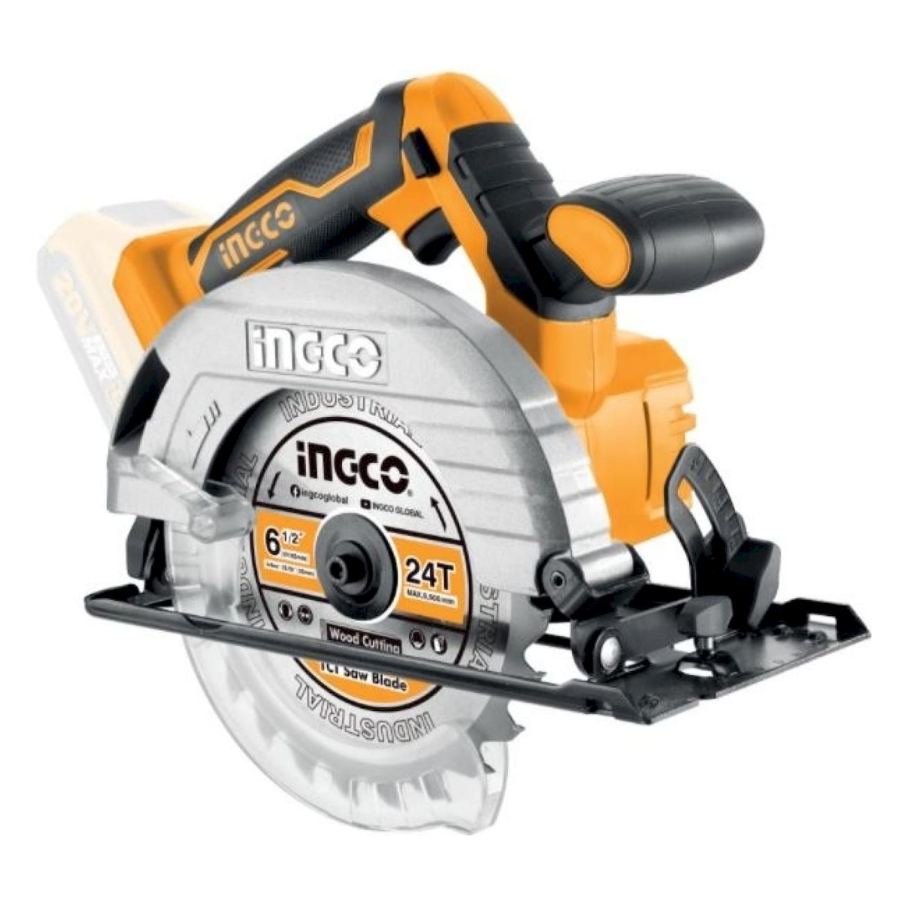 Электропила циркулярная INGCO CSLI1651